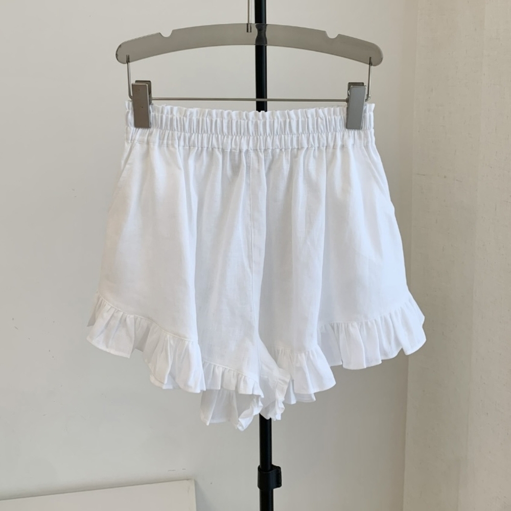 Morton Mac Sanna Pintuck Blouse With Greta Frill Short - Picture 14 of 14